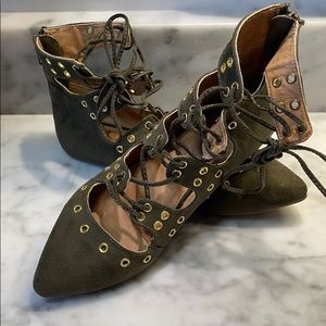 Olive shoes